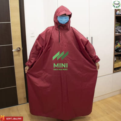 Áo mưa in logo doanh nghiệp làm quà tặng khách hàng