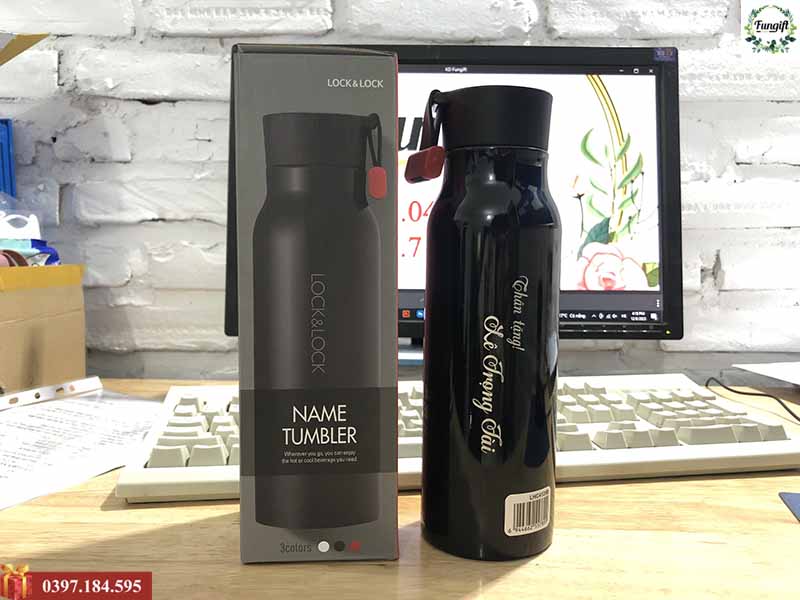 Bình giữ nhiệt chính hãng khắc logo giá rẻ