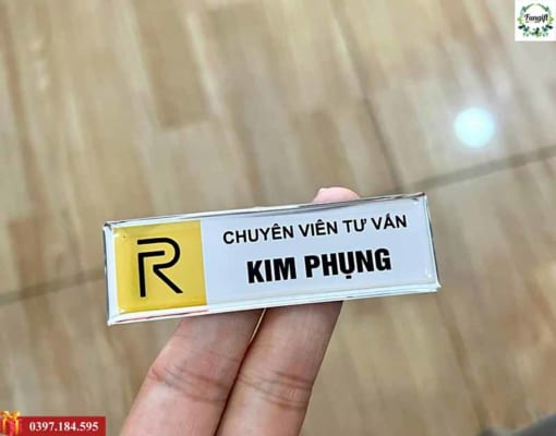 Làm bảng tên nhân viên Quảng Ngãi