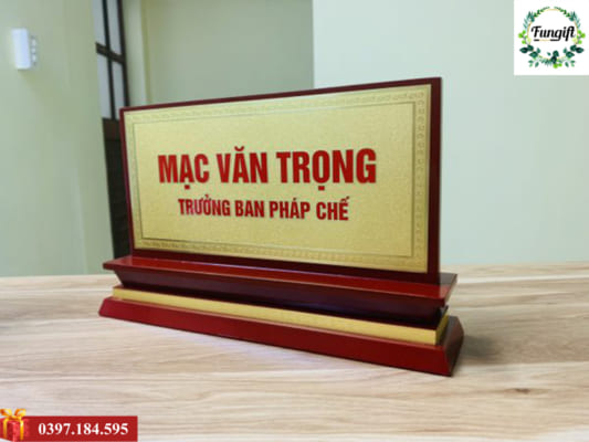 Mẫu biển chức danh dùng trong tòa án