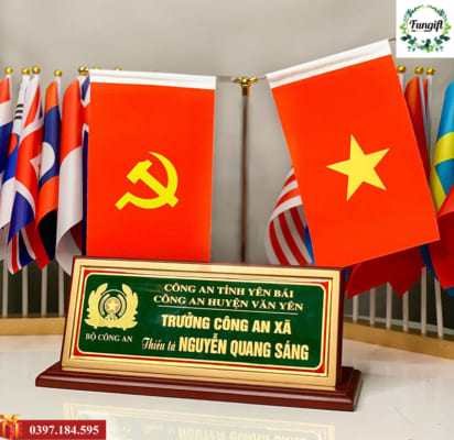 Mẫu biển chức danh trong ngành công an