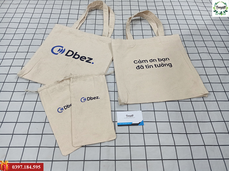 Túi vải bố in logo theo yêu cầu