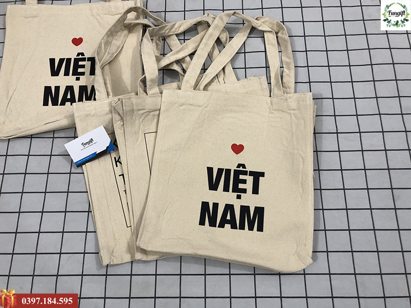 In túi canvas số lượng ít