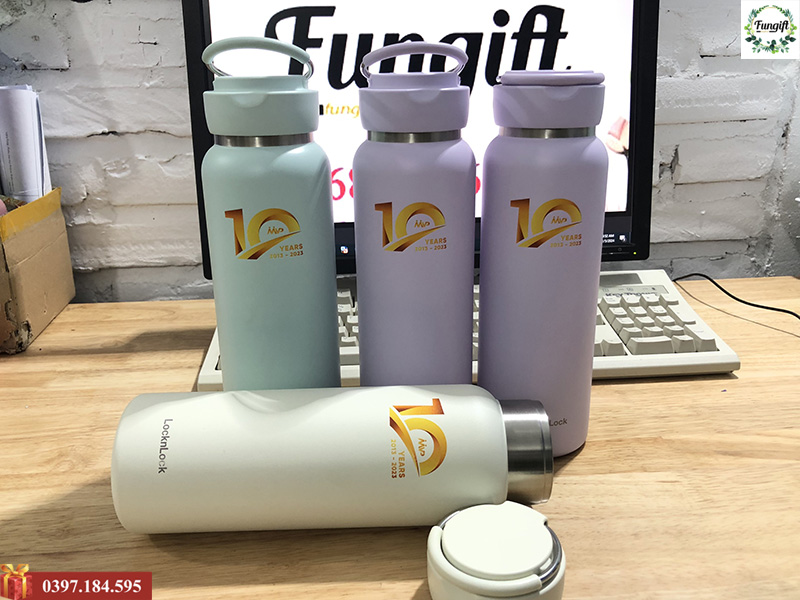 In UV lên bình giữ nhiệt