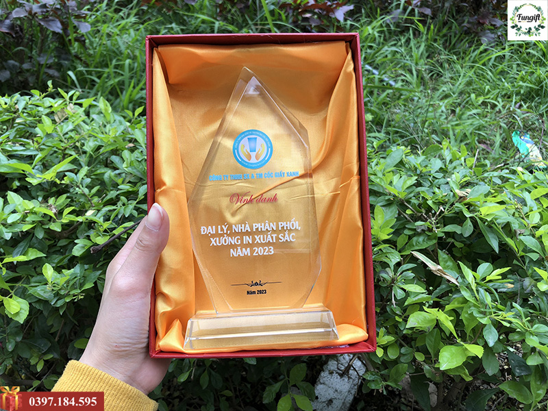 Kỷ niệm chương pha lê cao cấp