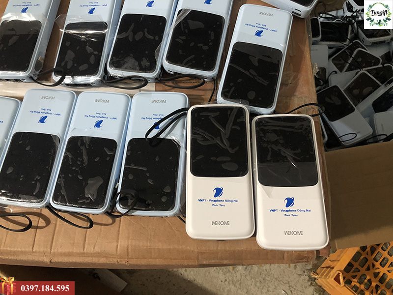 Pin sạc dự phòng in logo theo yêu cầu