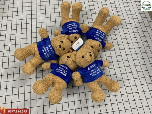Gấu teddy in logo giá xưởng