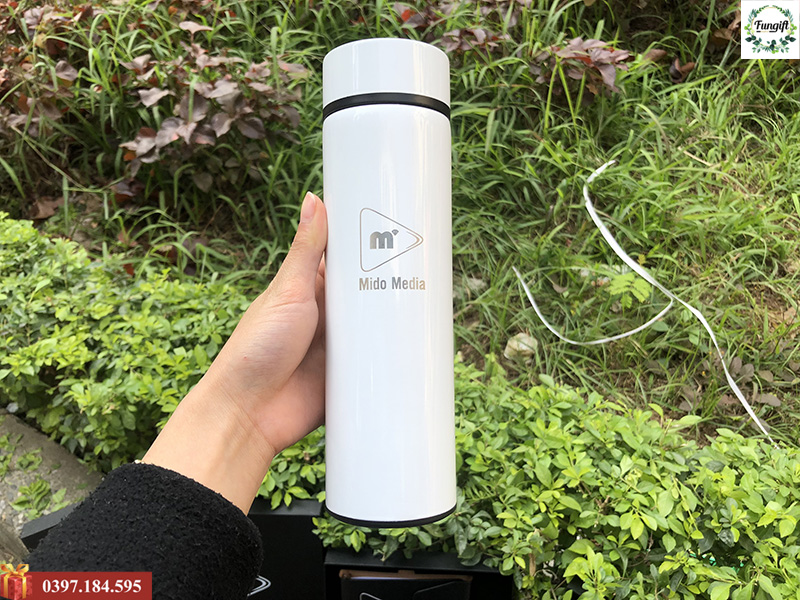 Bình giữ nhiệt khắc logo Mido Media