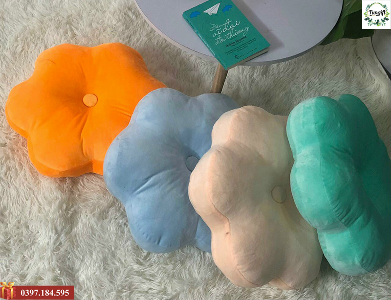 đệm bệt hình bông hoa