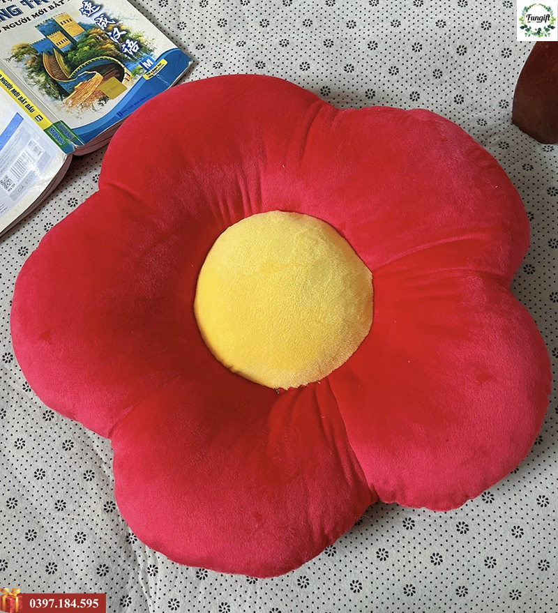 Đệm lót ngồi hình hoa