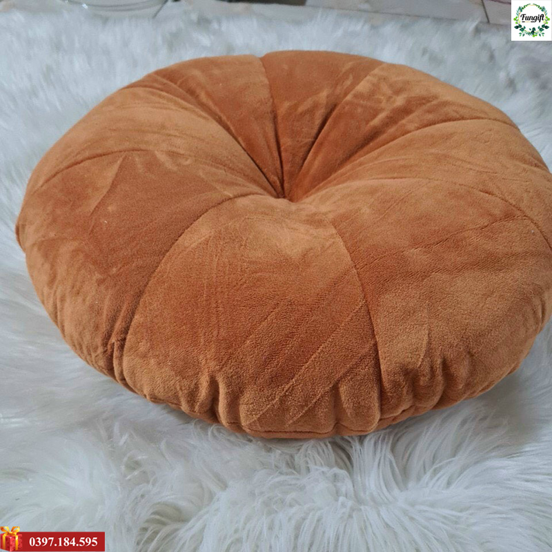 Đệm ngồi bệt bằng chất liệu nhung