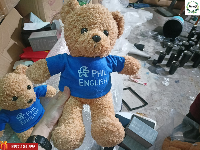 Gấu bông in ấn logo