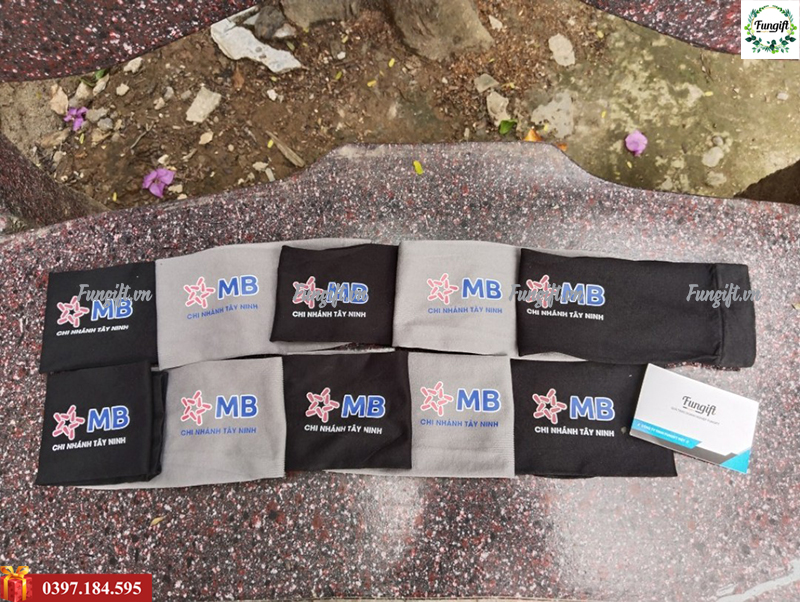 Găng tay chống nắng xỏ ngón in logo