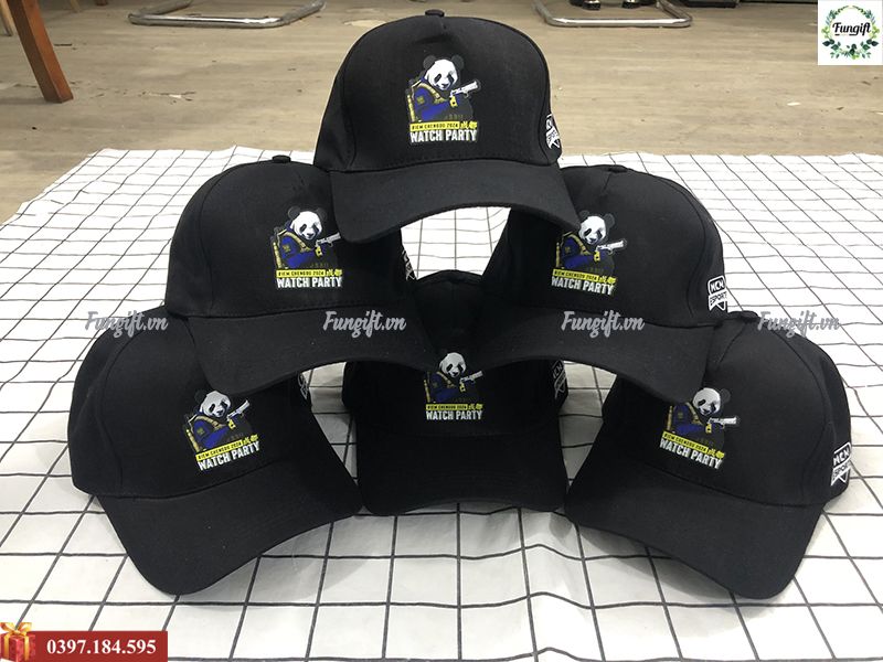 Mũ lưỡi trai in logo theo yêu cầu