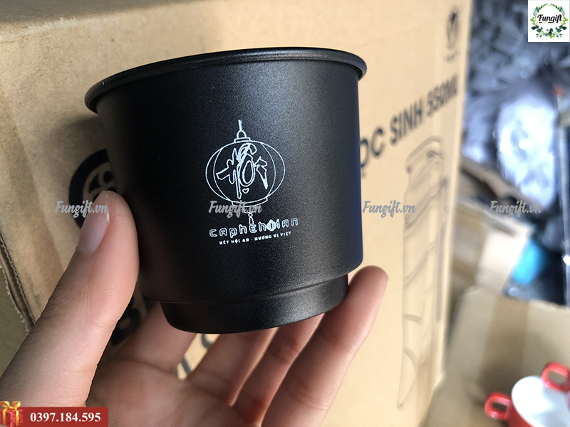 Dịch vụ in logo lên ly cốc giá rẻ Hà Nội
