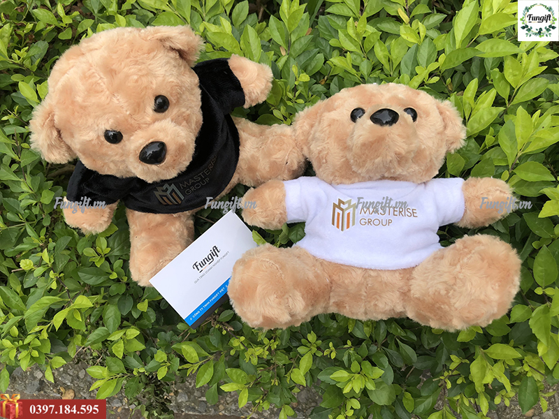 Gấu bông in logo theo yêu cầu