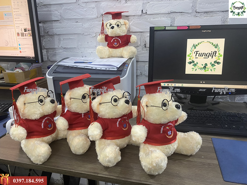 In logo lên gấu bông TPHCM