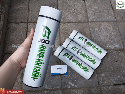 Bình giữ nhiệt in logo theo yêu cầu tại Hà Nội
