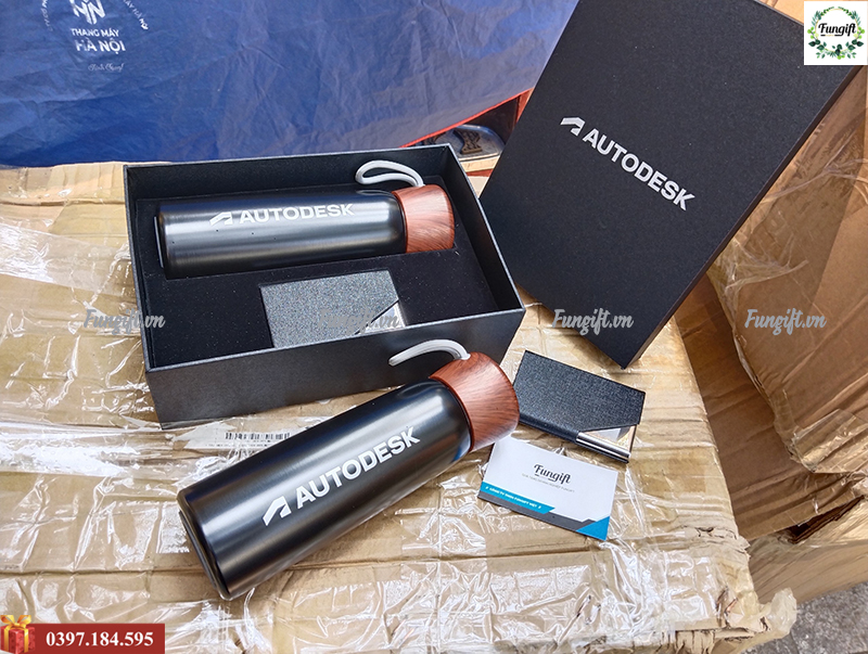 In logo bộ quà tặng giftset 2 món