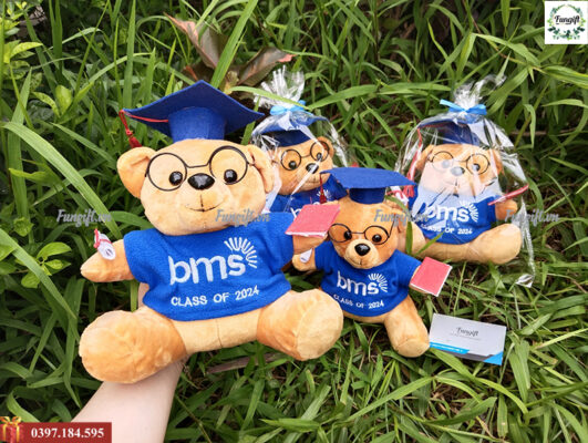 May gấu bông quà lưu niệm tốt nghiệp