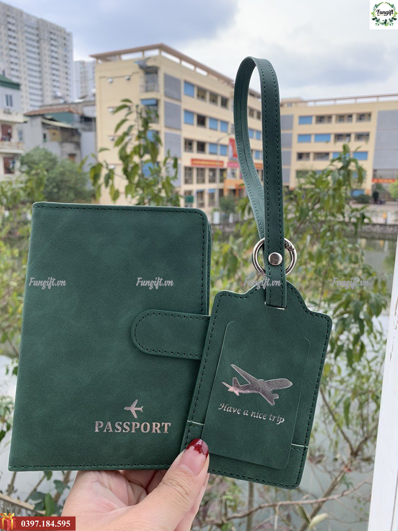 Tag da và vỏ bọc hộ chiếu in theo yêu cầu 