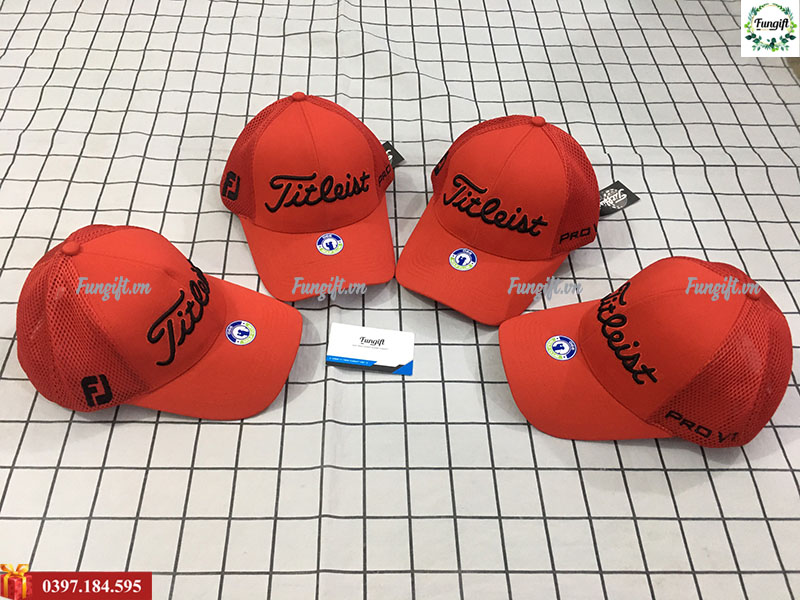 Đặt in logo lên mũ lưỡi trai