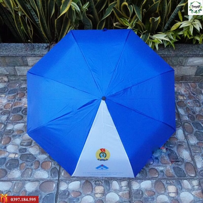 Dù gấp 3 in logo công ty