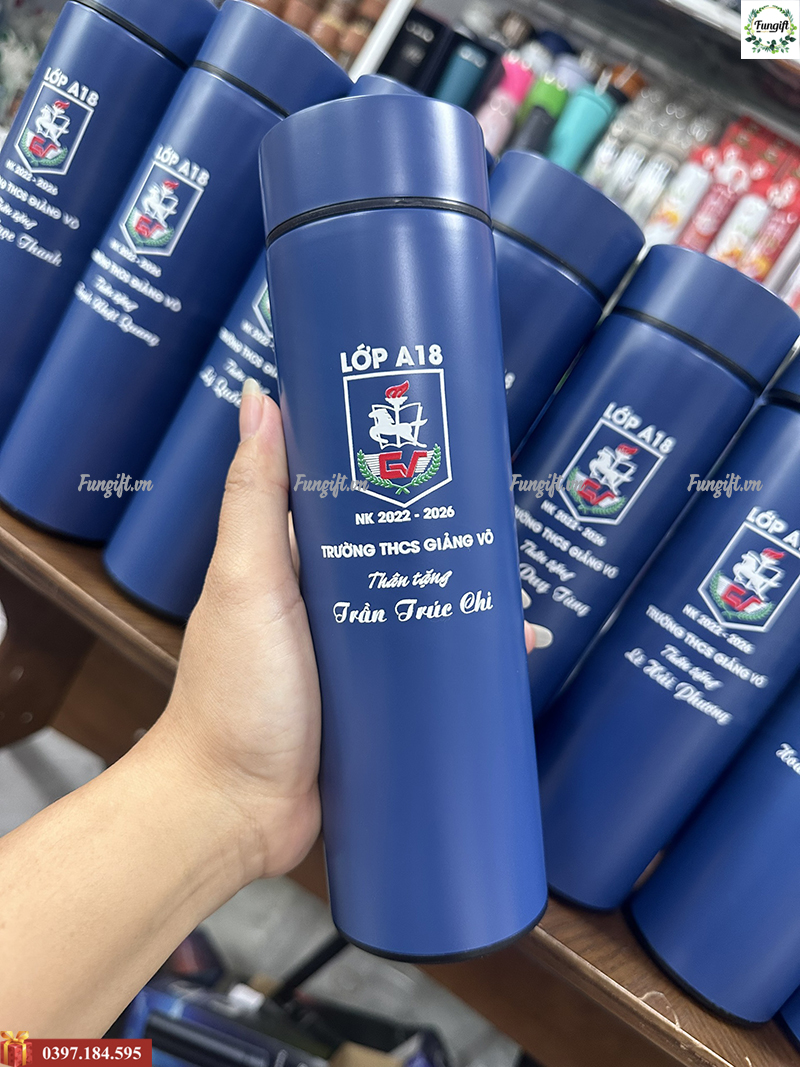 In bình giữ nhiệt logo theo yêu cầu