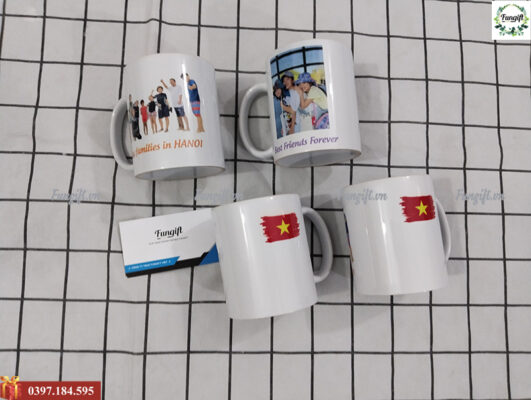 Nhận in hình lên cốc sứ Hà Nội