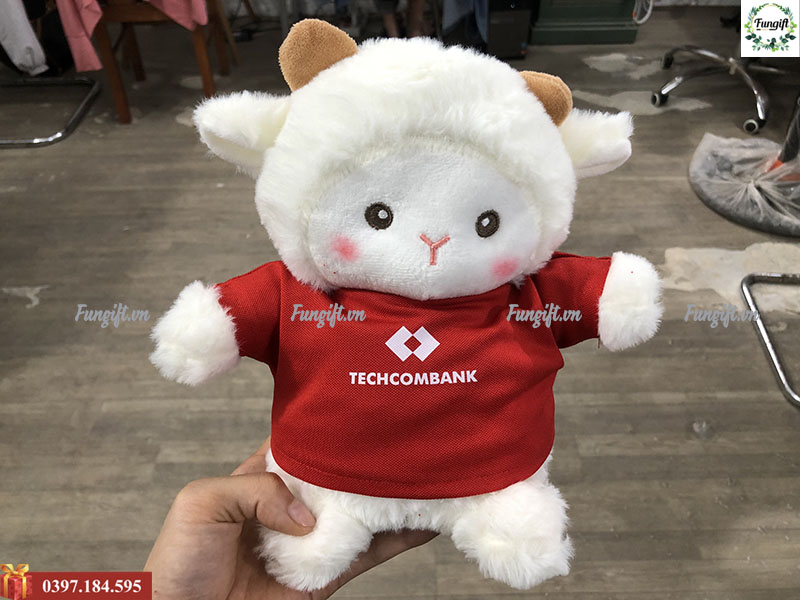 Nhận in logo cừu bông giá sỉ