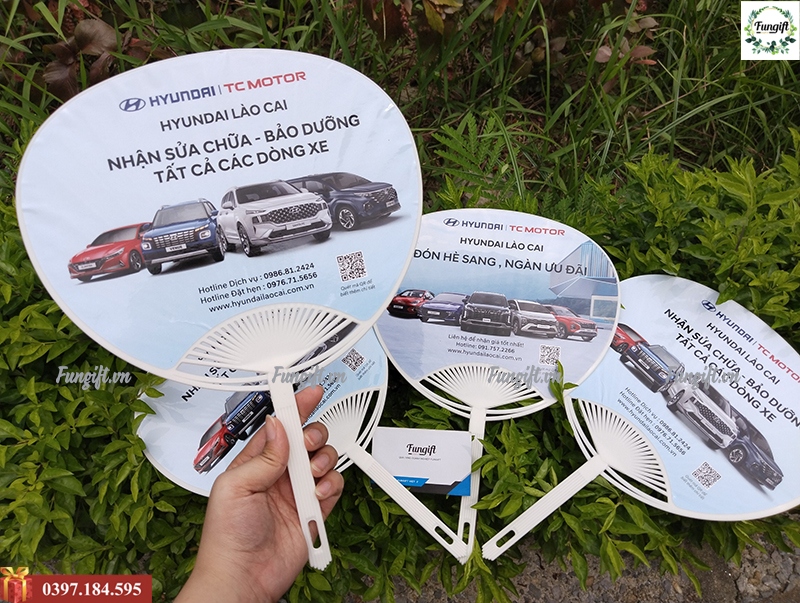Xưởng in quạt nhựa cầm tay Hà Nội