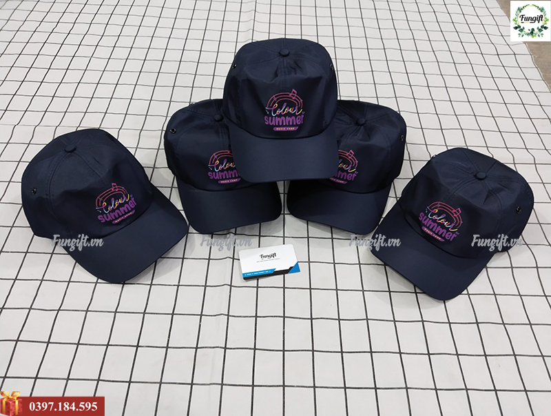 Quà tặng mũ lưỡi trai in logo theo yêu cầu