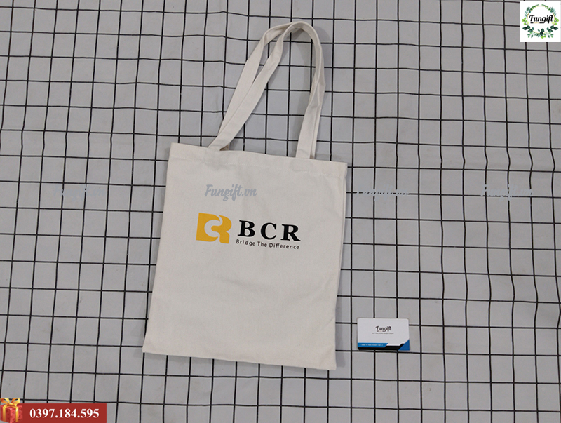 Xưởng may túi vải bố canvas in logo doanh nghiệp