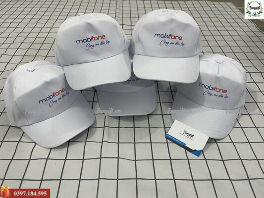 Báo giá in logo lên mũ lưỡi trai