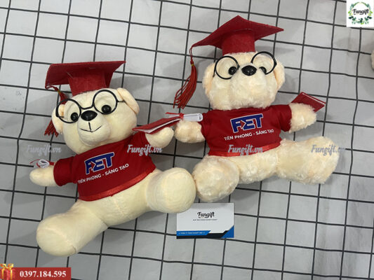 In logo lên gấu bông số lượng ít