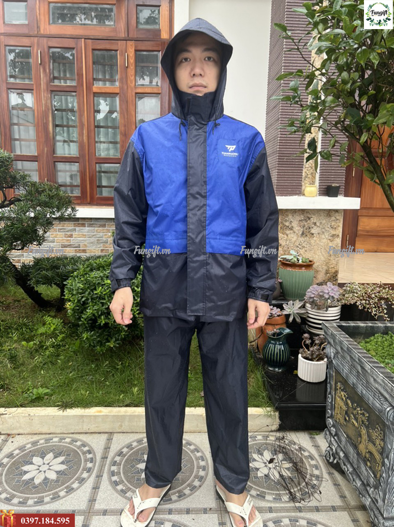 Mẫu áo mưa in logo đẹp