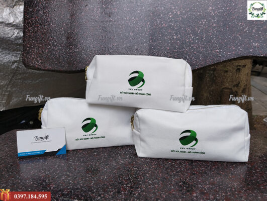 Mẫu túi bút in logo nhiều màu