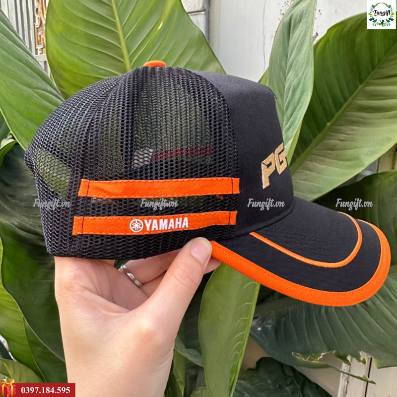 Mũ lưỡi trai phối lưới thêu logo