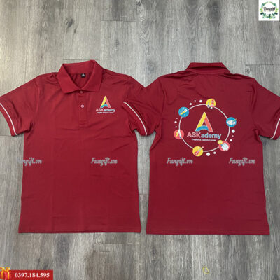 Áo thun poly thái in logo
