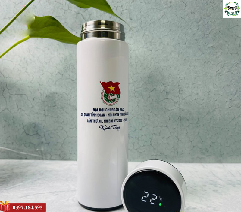 Bình giữ nhiệt in logo