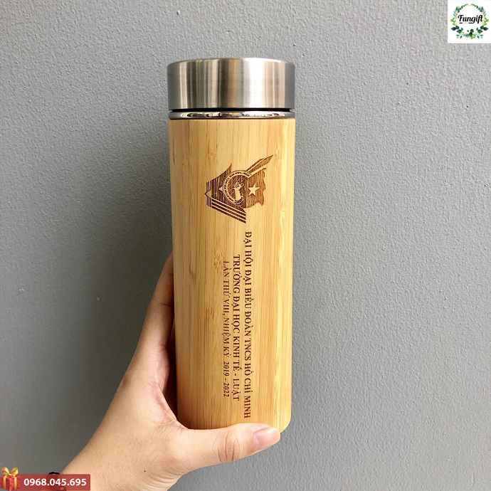 Bình giữ nhiệt khắc logo