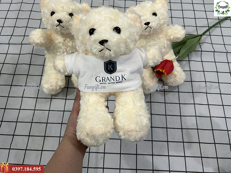 In thêu gấu bông theo yêu cầu