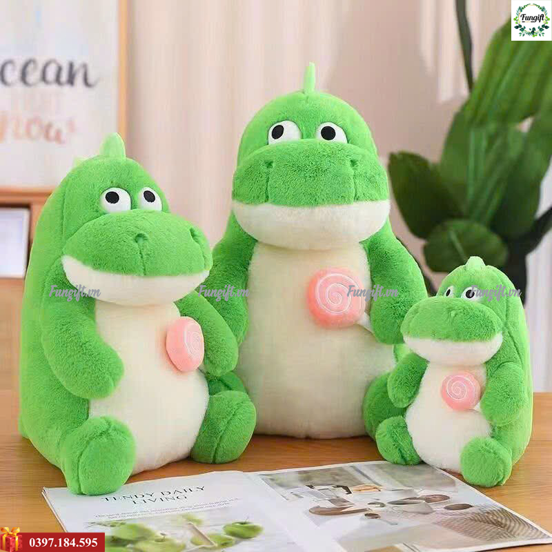 Khủng long xanh nhồi bông giá tốt