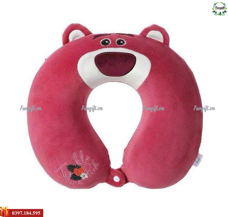 May gối U gấu dâu quà tặng