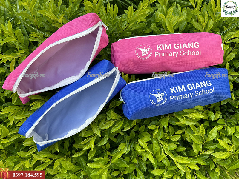 Túi bút in logo trường học