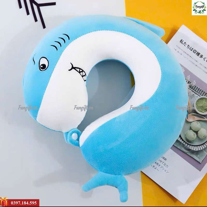 Tạo hình gối U cá mập may sẵn