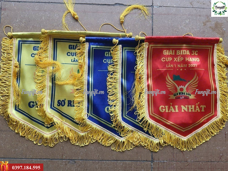 Cờ lưu niệm in logo giá rẻ