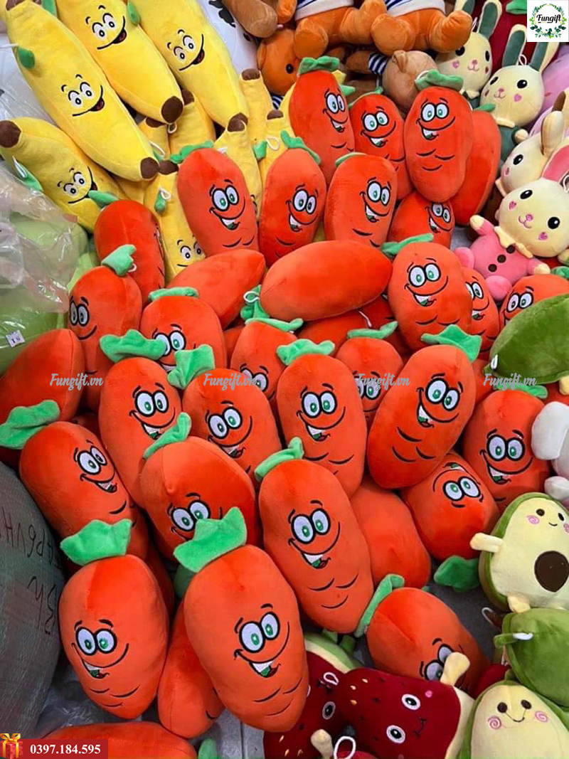 Móc chìa khóa củ cải trắng