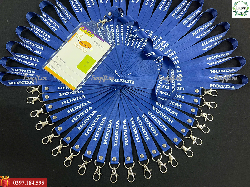 Dây đeo thẻ in logo