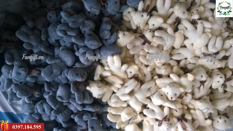 Địa chỉ in logo lên gấu móc khóa